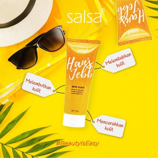 ⭐BAGUS⭐ SALSA HANS JEBB PEELING GEL (Lulur tanpa bilas)