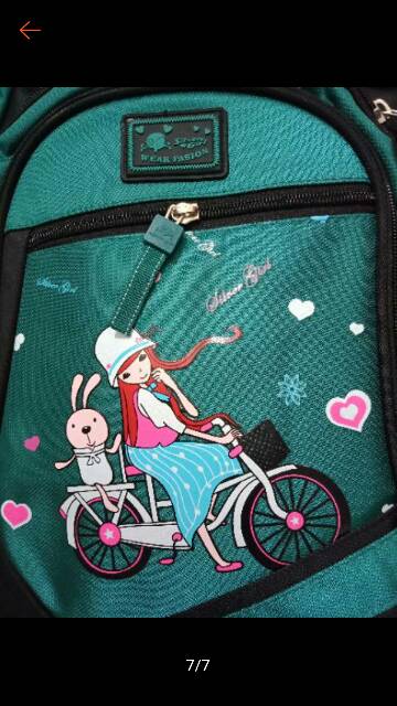 silver girl tas ransel sekolah