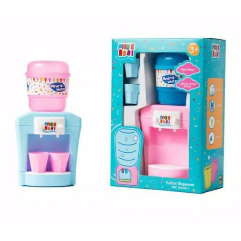 MAINAN ANAK PEREMPUAN MAINAN DISPENSER GALON BISA KELUAR AIR MAINAN ANAK EDUKASI MAINAN GALON