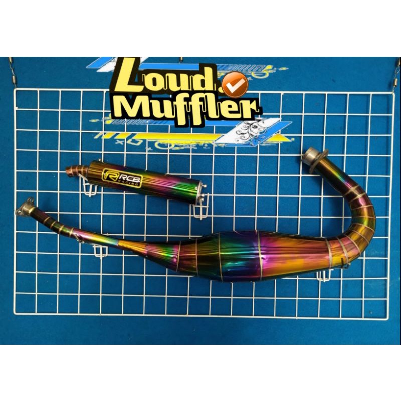 Knalpot Racing RCB Rainbow PNP Motor Ninja RR , Ninja R , Ninja SS.