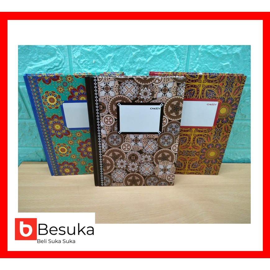 

KIKY HARD COVER KWARTO (UKURAN 16 X 21 CM) OKEY 100 LBR