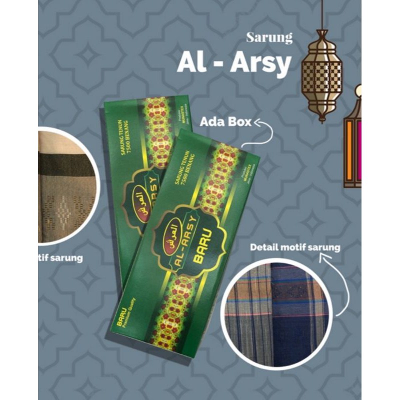 SARUNG TENUN  AL ARSY II SARUNG MURAH