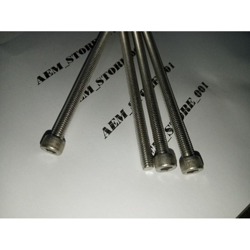 baut L M6 X 130 (13cm) stainless 304 THE A2-70