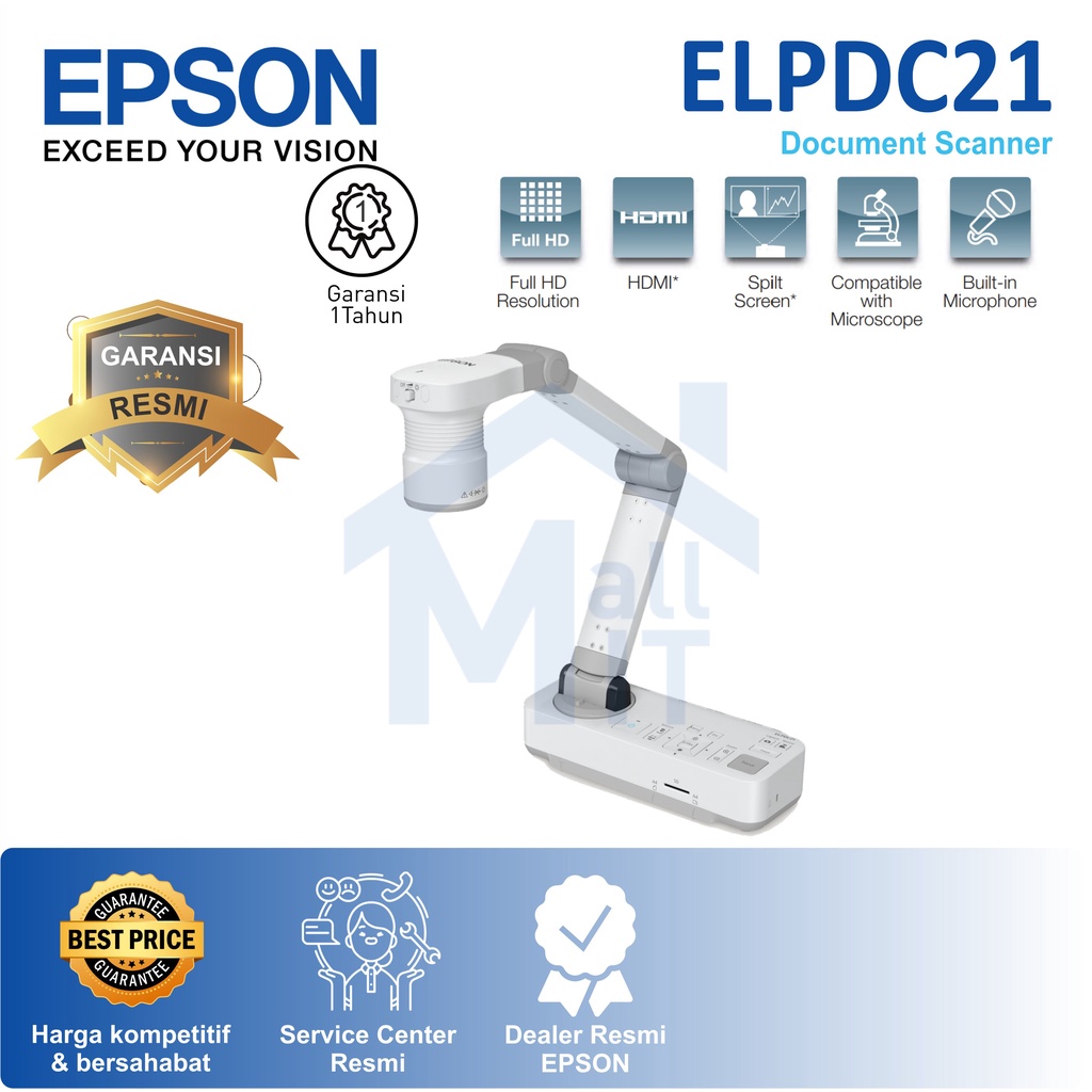 Document Camera EPSON ELPDC21 Dokumen Kamera EPSON ELPDC21