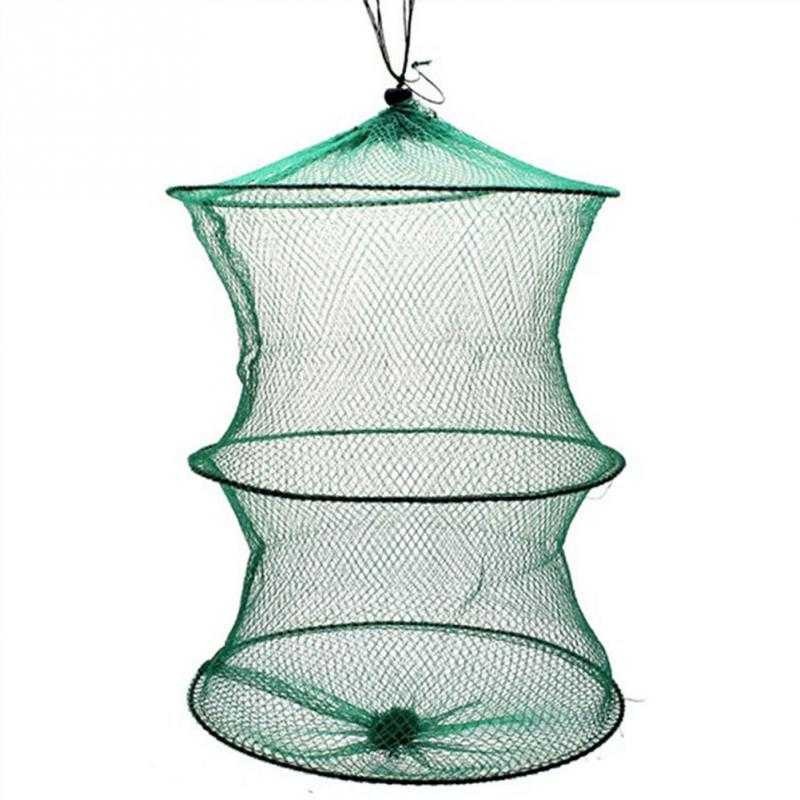 Best Seller ! TONQUU Jaring Pancing Ikan Udang Fishing Net Foldable 2 Layers SCZ620