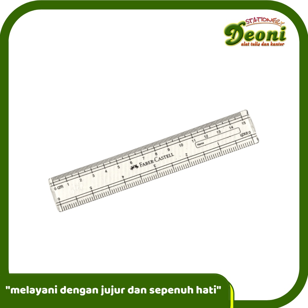

FABER-CASTELL Penggaris Scale 6"/15 cm