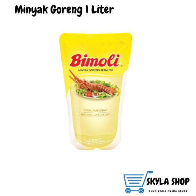 Minyak goreng 1 Liter Bimoli Sania Tropical 1Ltr