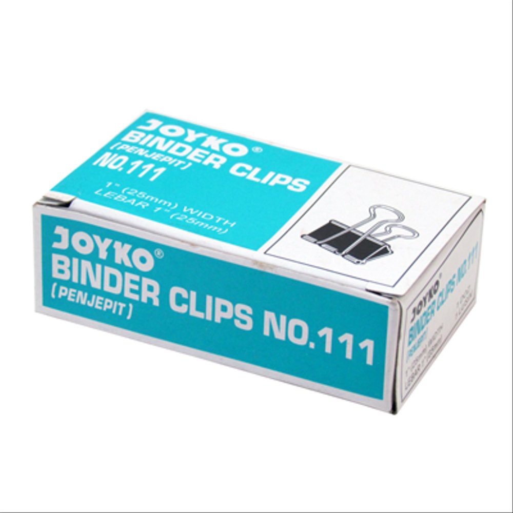 Binder Clip Joyko No. 111 / Penjepit Kertas Joyko 111