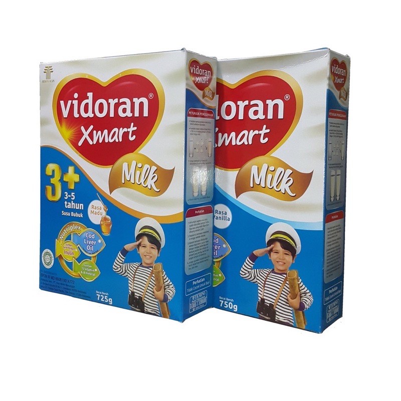 SUSU VIDORAN XMART 3+ NUTRIPLEX VANILA/MADU