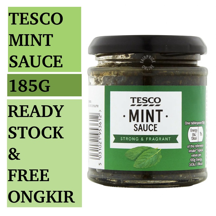 

Ready stock Tesco Sauce - Mint (Strong & Fragrant) 185g / SAUS MINT