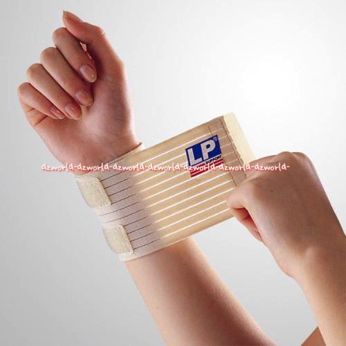 LP Support Wrist Wrap 633 Classic Alat Pelindung Pergelangan Tangan Saat Olahraga Lpsupport Elastic Elastis Lp Support Klasik