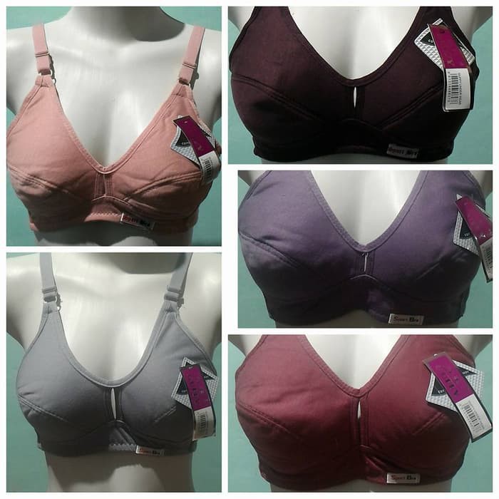 SPORT BRA GUFFY TANPA BUSA TANPA KAWAT SIZE 34 36 38 40 42  COTTON BH  DEWASA DALAMAN WANITA MURAH