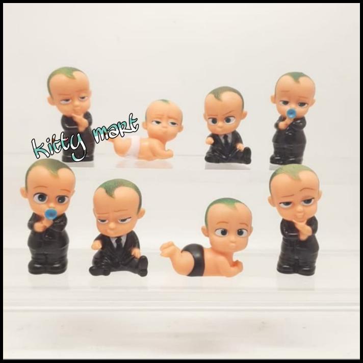 Figure Baby Boss Miniatur Topper Cake Set 8 Pcs