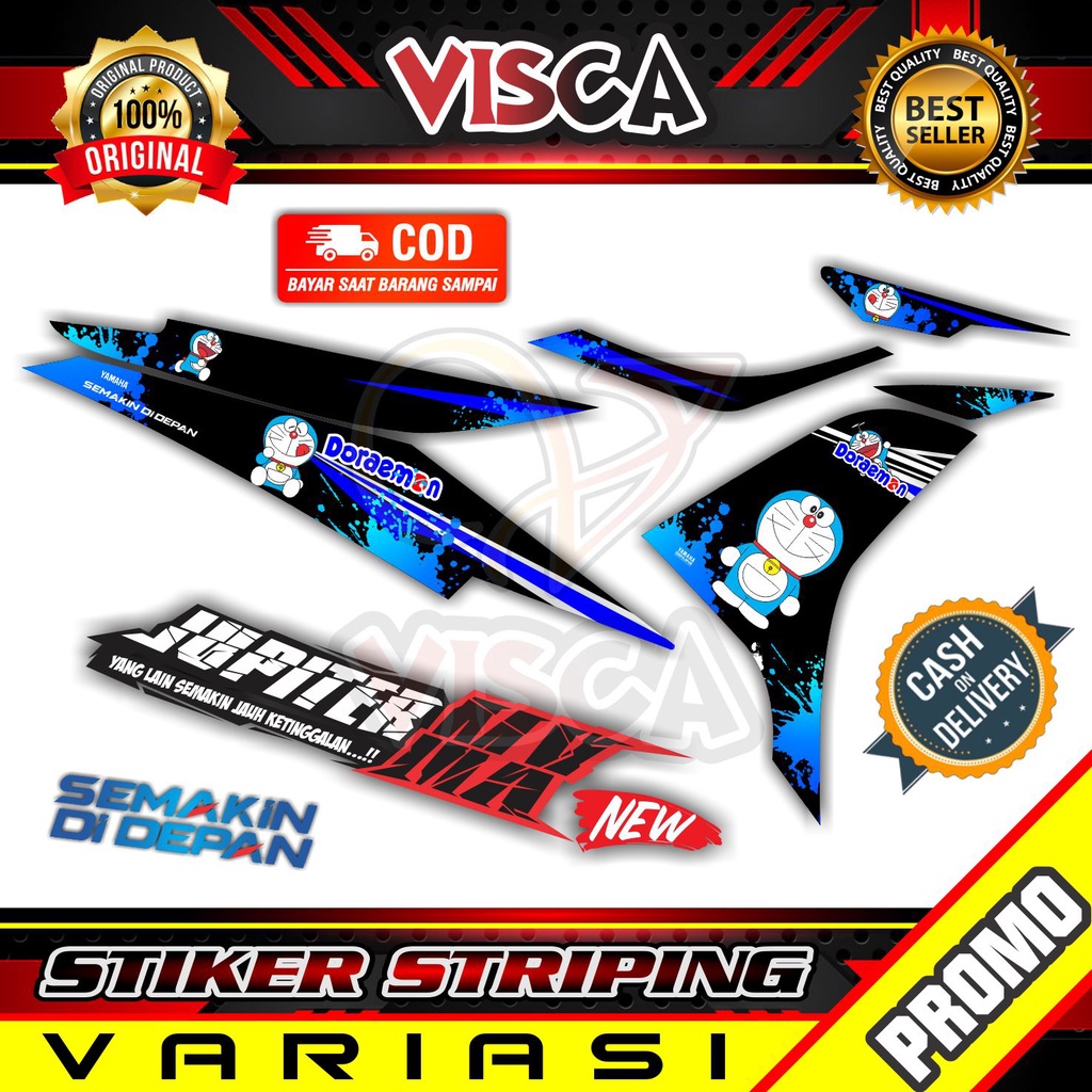 Striping Jupiter MX New 135  - Stiker Sticker Striping Variasi Lis Yamaha Jupiter MX New 135 - Strip