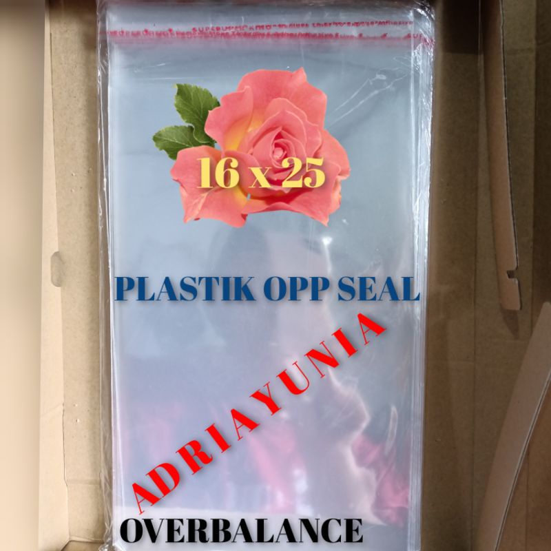 Plastik OPP 16 x 25 seal ROTI-Aksesoris-Souvenir - Plastik Opp 16x25 seal