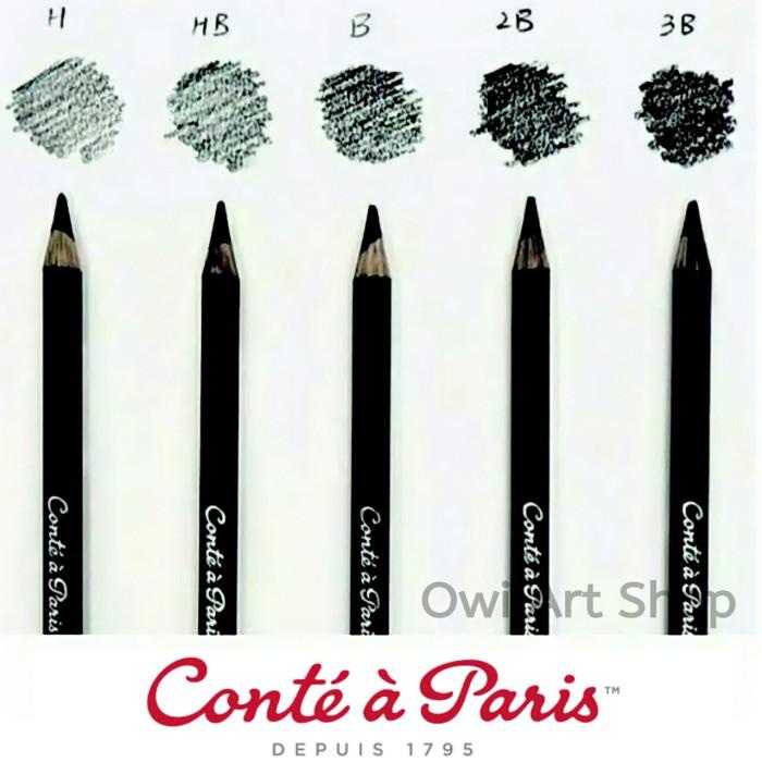 Jual Pensil Conte Paris Pierre Noire (H, Hb, B, 2B, 3B) - Pensil Charcoal -  2B | Shopee Indonesia