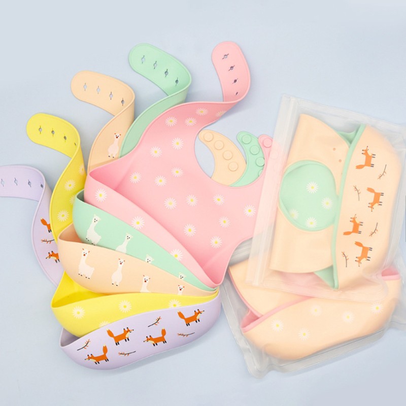 Mary Mary Babys Celemek Makan Bayi Newborn Bahan Silikon Bpa Free Anti Air