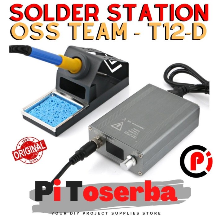 OSS TEAM T12-D Solder Station Inteligent Temperature Control 5s Panas