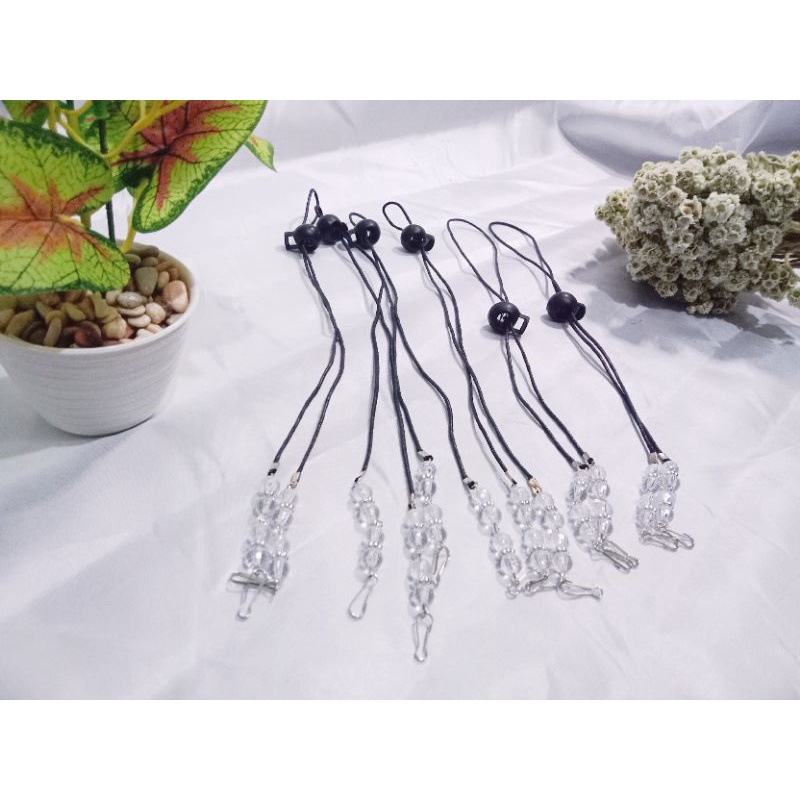 STRAP MASKER HIJAB MUTIARA / TALI MASKER HIJAB MUTIARA