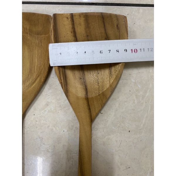 Sodet Kayu Ujung Kotak Jati 38cm