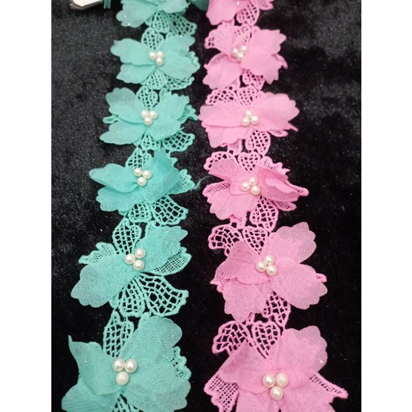 renda giper mutiara lebar 6cm