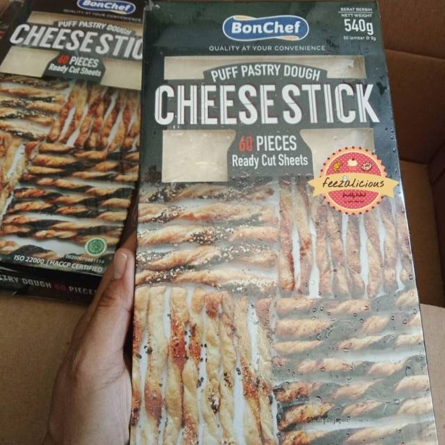Frozen Puff Pastry Dough for Cheese Stick
(Adonan Puff Pastry Beku untuk Stik Keju)