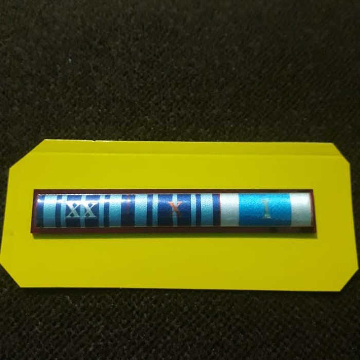 Satya Lencana Untuk PNS ASN dan Pramuka Satyalancana Karya Satya Baju PDH - 3 Pita Jasa - Termurah