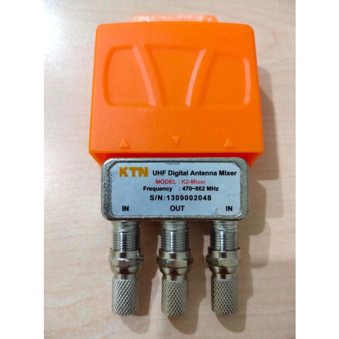 Mixer UHF Digital Antenna Mixer / KTN K2 / Alat Penggabung 2 Antena TV