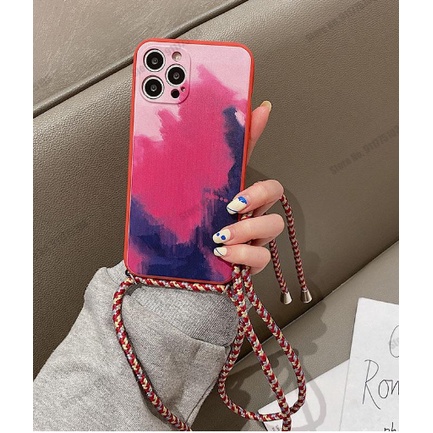 CASE OPPO RENO 2F RENO4 RENO 4 4F RENO4 PRO RENO 5 F5 F7 F11 A54 CASING WATER LANYARD TALI PANJANG