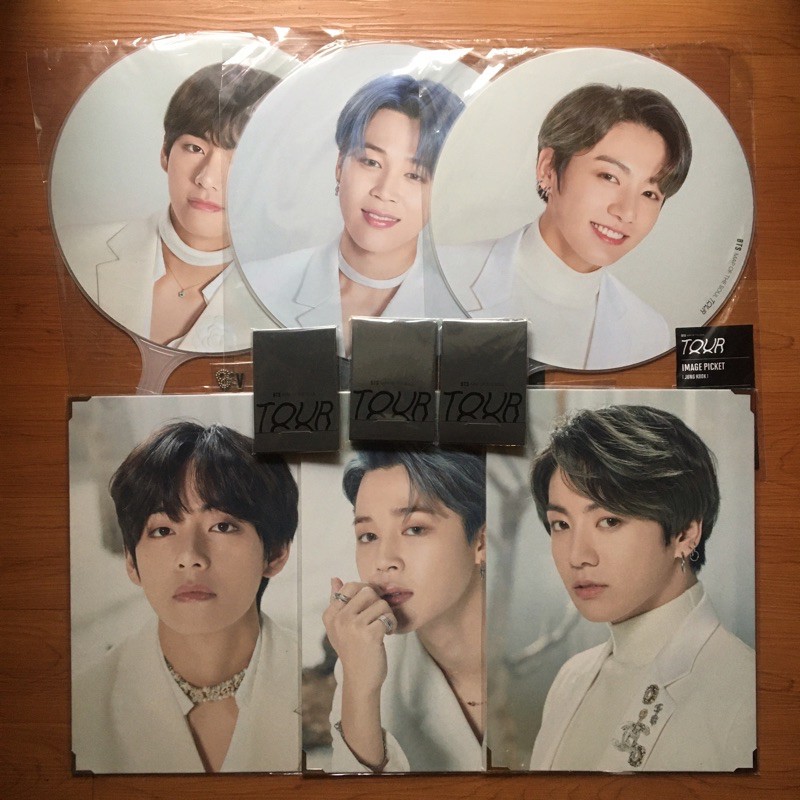 MD BTS MOTS TOUR PREMIUM PHOTO IMAGE PICKET JIMIN TAEHYUNG JUNGKOOK