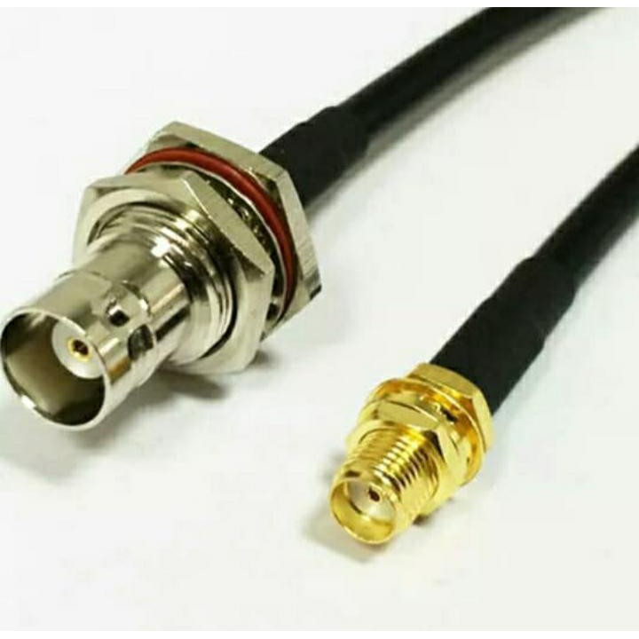 Kabel pigtail SMA Female to  BNC Female Rg58