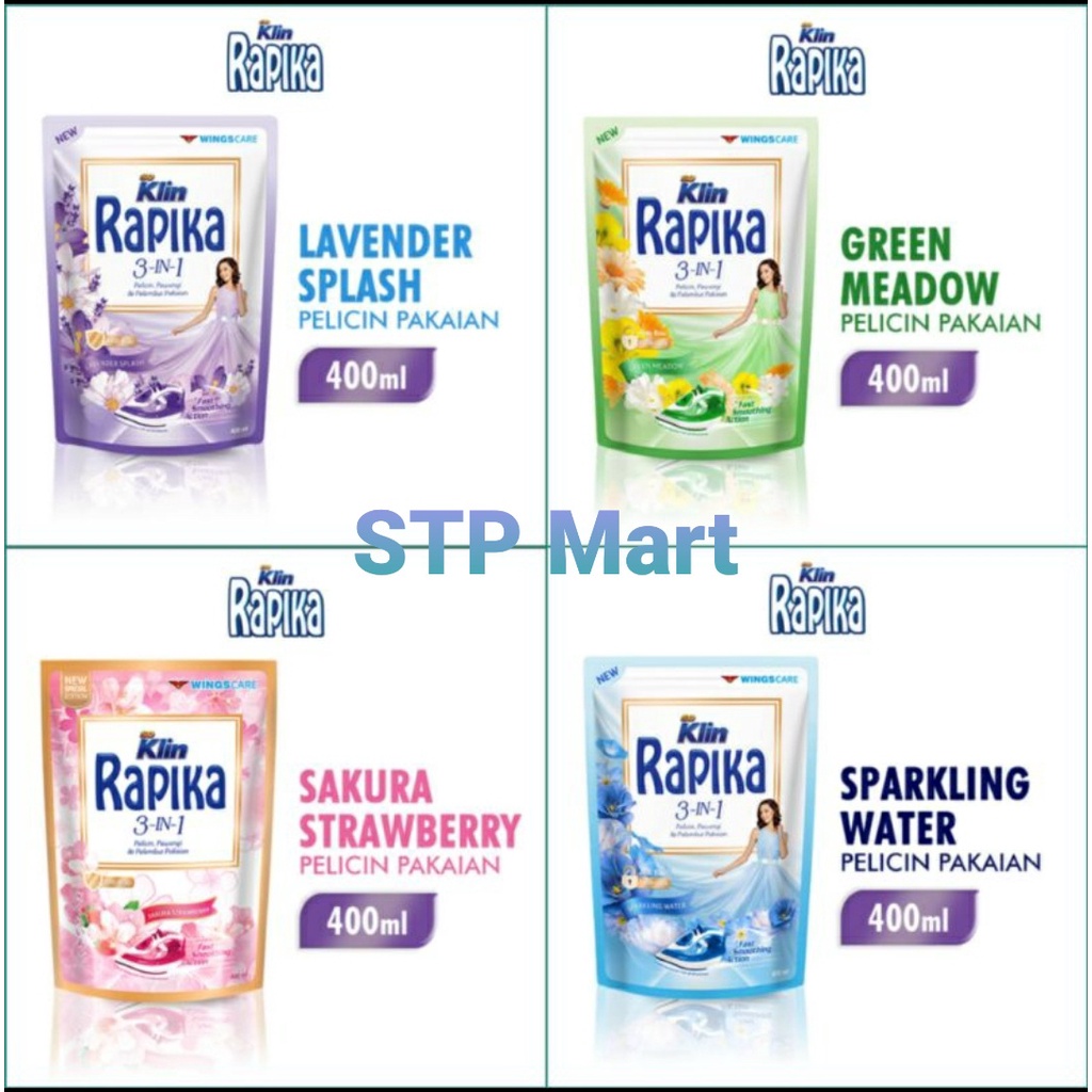 Rapika Pelicin Pakaian Refill 250ml dan 400ml