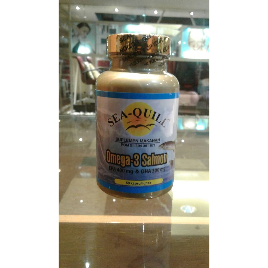 Sea Quill Omega 3 Salmon 60 softgel  omg