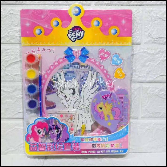 

Best Sale Kanvas Lukis Drawing Canvas Cat Air Sisir Cermin Karakter Little Pony