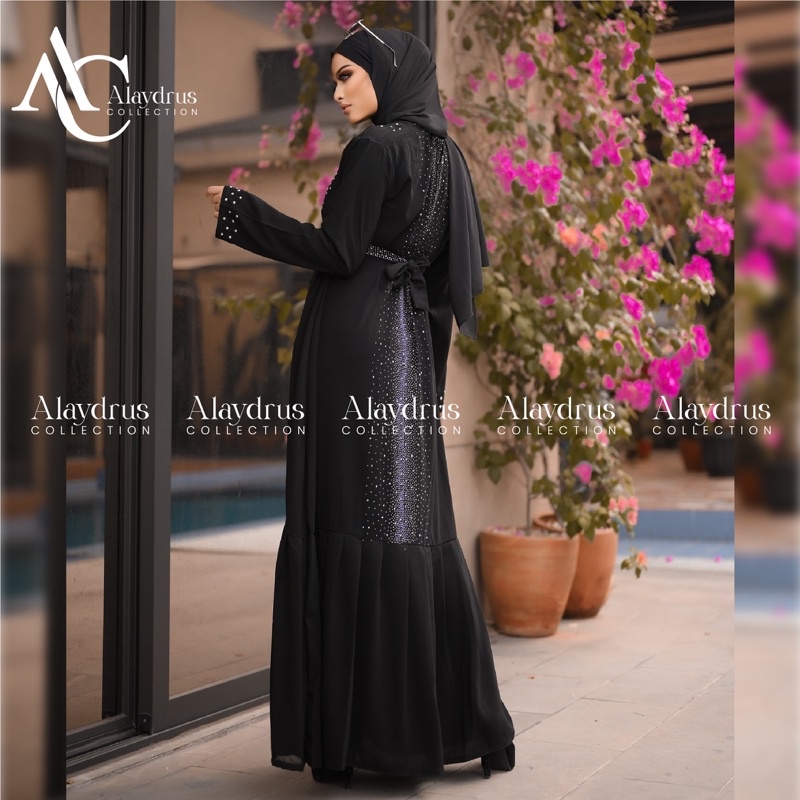 New Abaya Dress Maxi Arab Saudi Bordir Zephy Turki Umroh Dubai Turkey By AlaydrusCollection 745