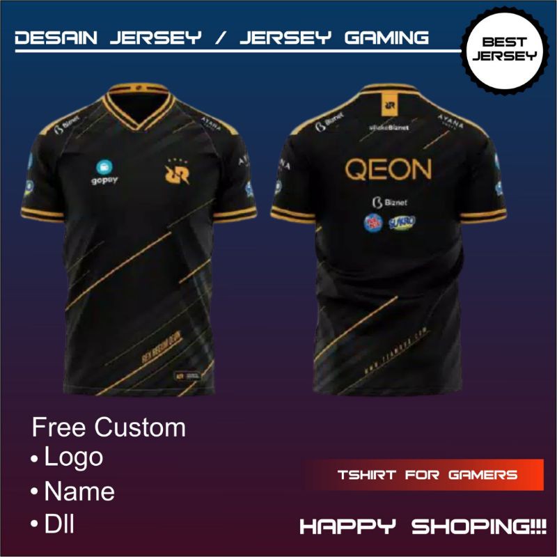 JERSEY RRQ ESPORT 2020 TERBARU / FREE NICKNAME