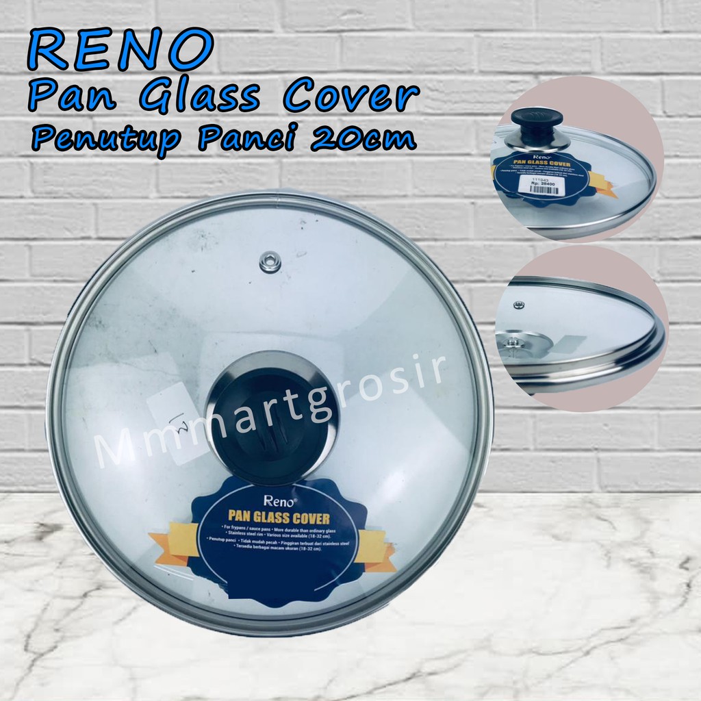 Reno / Pan Glass Cover / Penutup Panci / 20cm