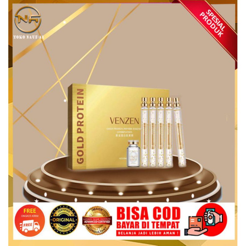 [ORIGINAL] VENZEN GOLD PROTEIN LINE PEPTIDE Tanam Benang Tanpa Jarum