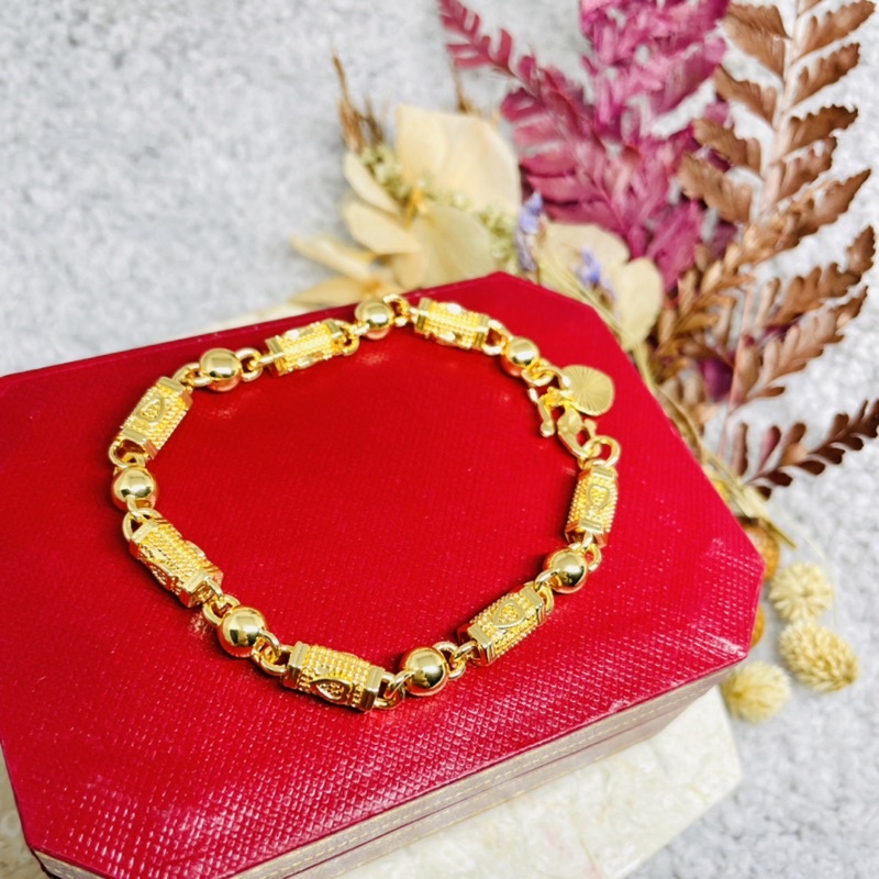 Gelang tangan motif Cantik emas 24k Xuping dewasa