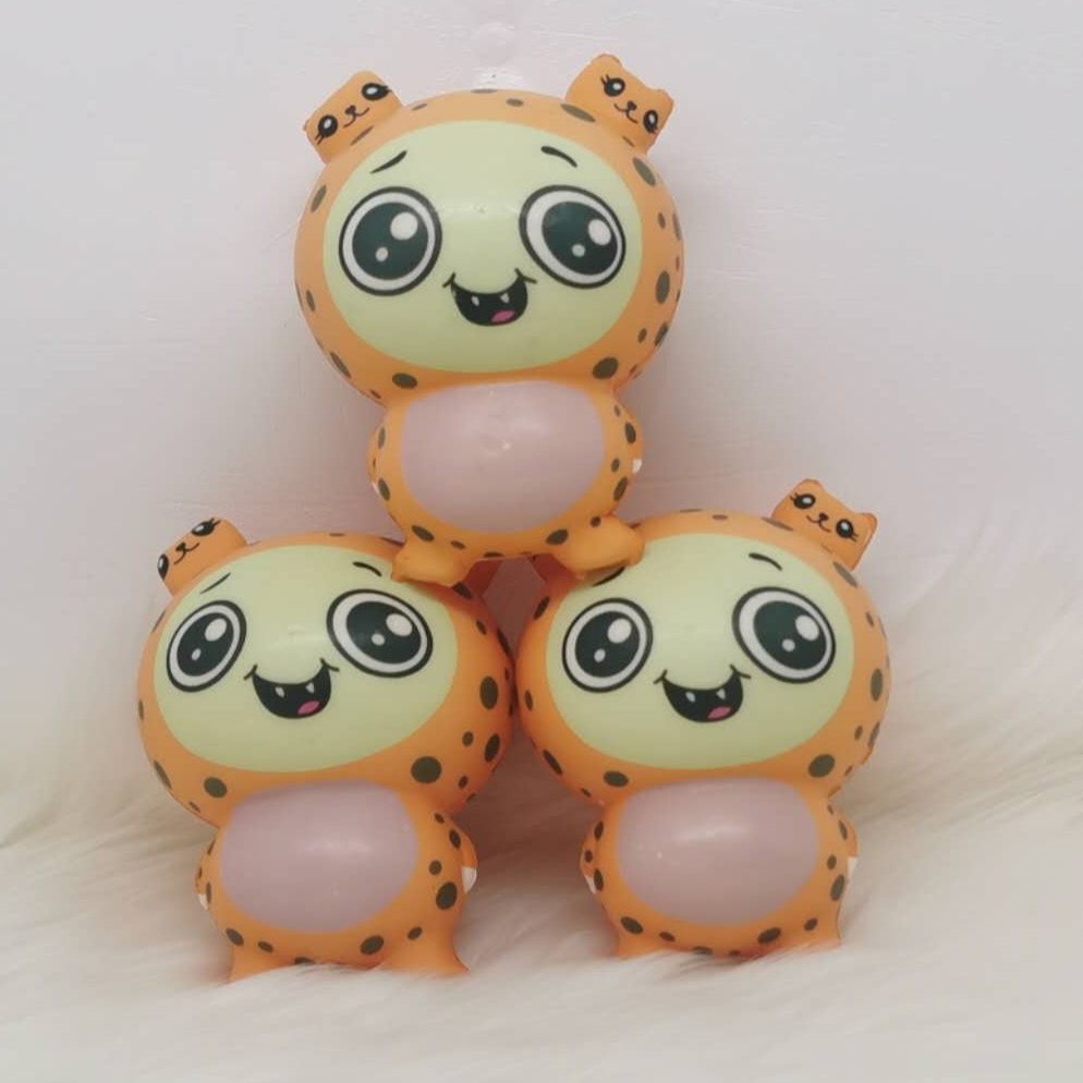 Squishy Murah Mainan SQUISHY { BONEKA LEOPARD }