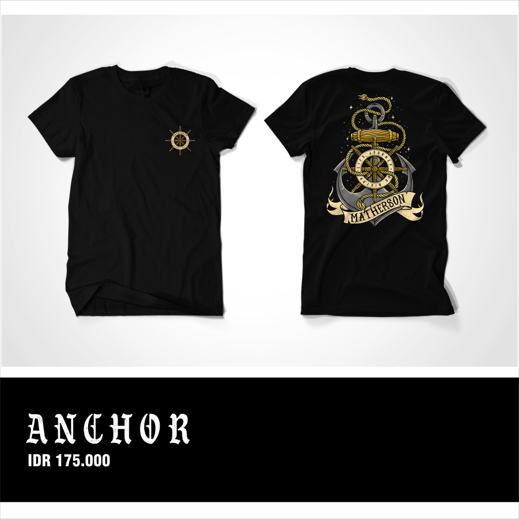 MATHERSON &quot;anchor&quot; tees / Kaos distro