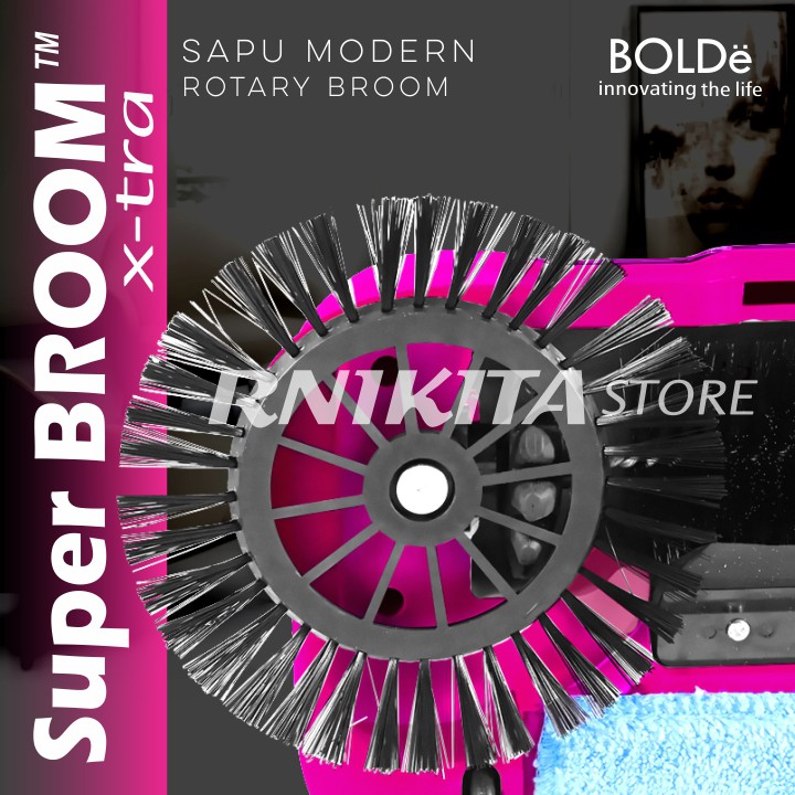 BOLDe SUPER BROOM X-TRA - Sapu Otomatis Tanpa Listrik