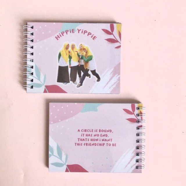 Photobook Album Foto Custom Mini Kado Ultah Wisuda Anniv