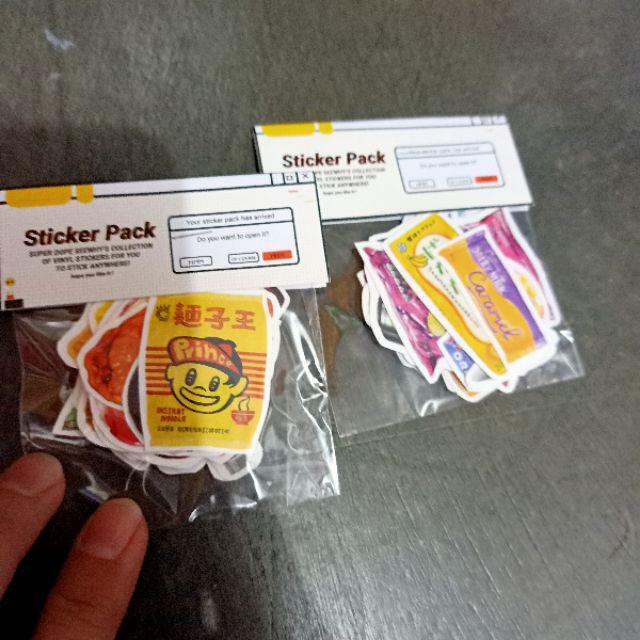 Premium Tumblr Sticker (food Pack)