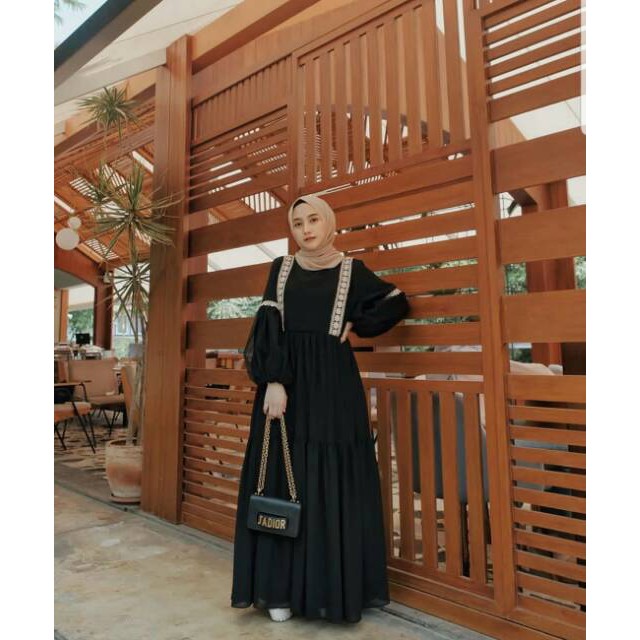 PAKAIAN WANITA - MELODI DRESS - DRESS WANITA - CASUAL DRESS