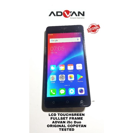 lcd touchsreen set advan i5c duo original copotan tested