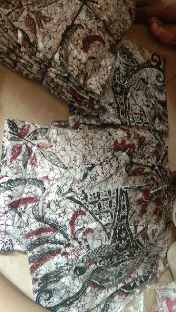 Kemeja Batik Pria Lengan Pendek Size M L Xl Xxl Bswart Batik Hrb026 Kenongo Hem Panjang Padi