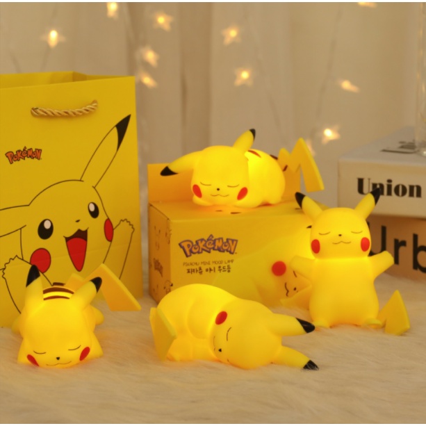 Lampu Tidur Bentuk Pokemon Pikachu Untuk Kamar Anak