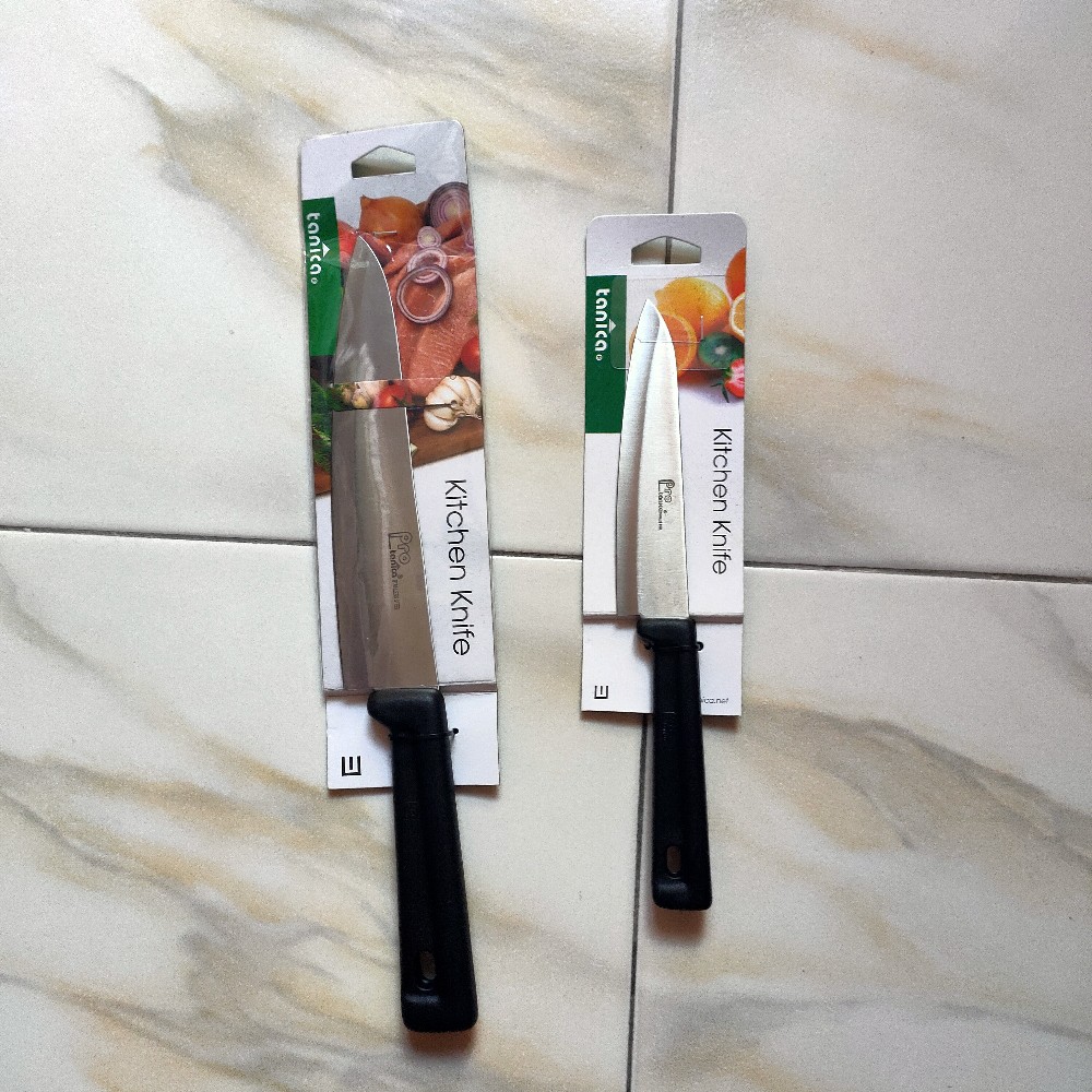 Tanica Pro Pisau Dapur 2 Piece Set - Stainless Steel