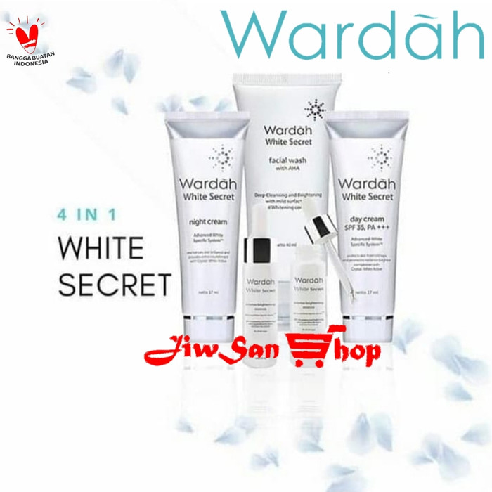 WARDAH PAKET WHITE SECRET 4 in 1 - PAKET KECIL